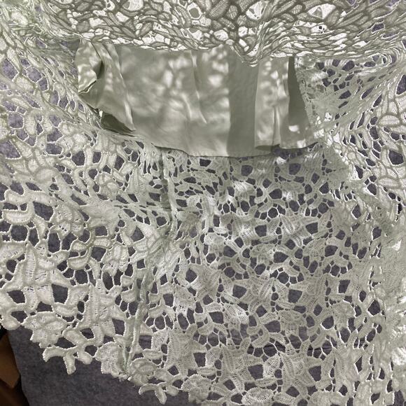 ASTR The Label Midi Dress Small Mint Green Lace A-Line Cocktail - Picture 9 of 16